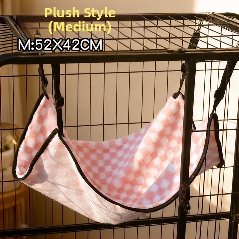 Macska függőágy - plüss belső fekhely, négy évszakos, légáteresztő és meleg, Scottish Fold, British Shorthair, Ragdoll, Birman fajtáknak