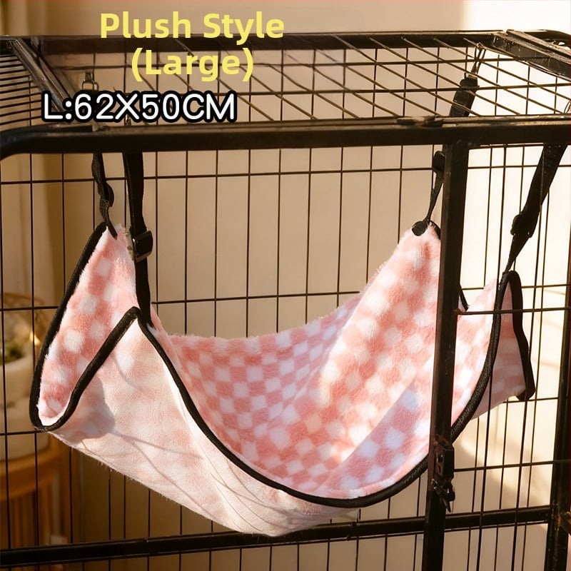 Macska függőágy - plüss belső fekhely, négy évszakos, légáteresztő és meleg, Scottish Fold, British Shorthair, Ragdoll, Birman fajtáknak