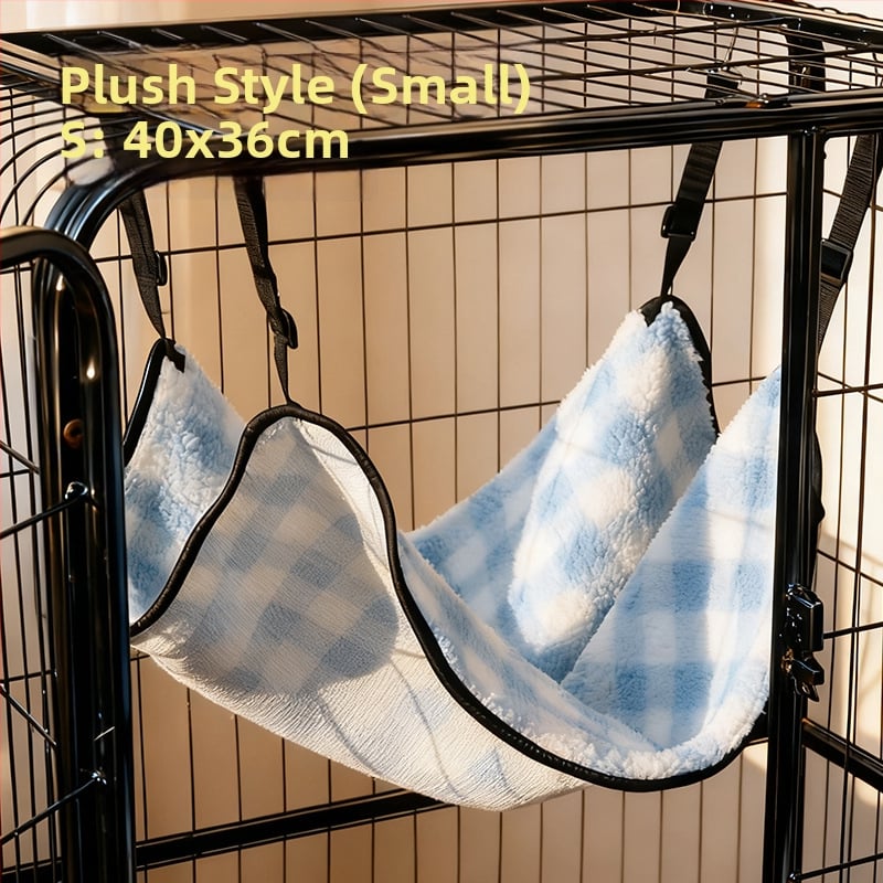 Macska függőágy - plüss belső fekhely, négy évszakos, légáteresztő és meleg, Scottish Fold, British Shorthair, Ragdoll, Birman fajtáknak