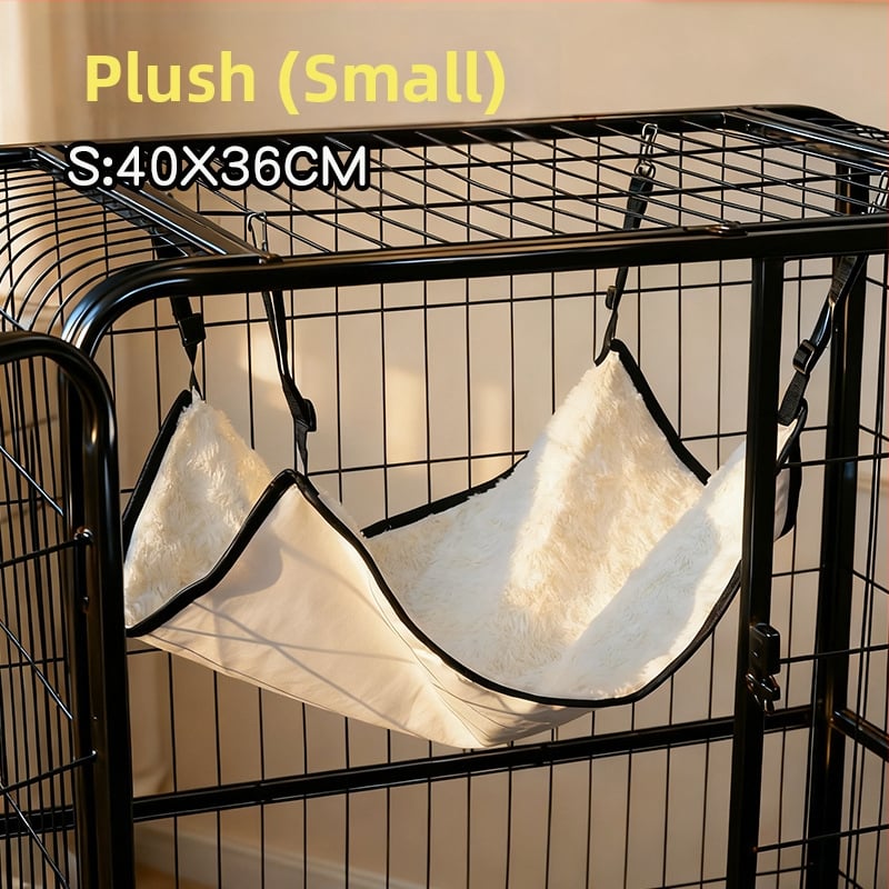 Macska függőágy - plüss belső fekhely, négy évszakos, légáteresztő és meleg, Scottish Fold, British Shorthair, Ragdoll, Birman fajtáknak