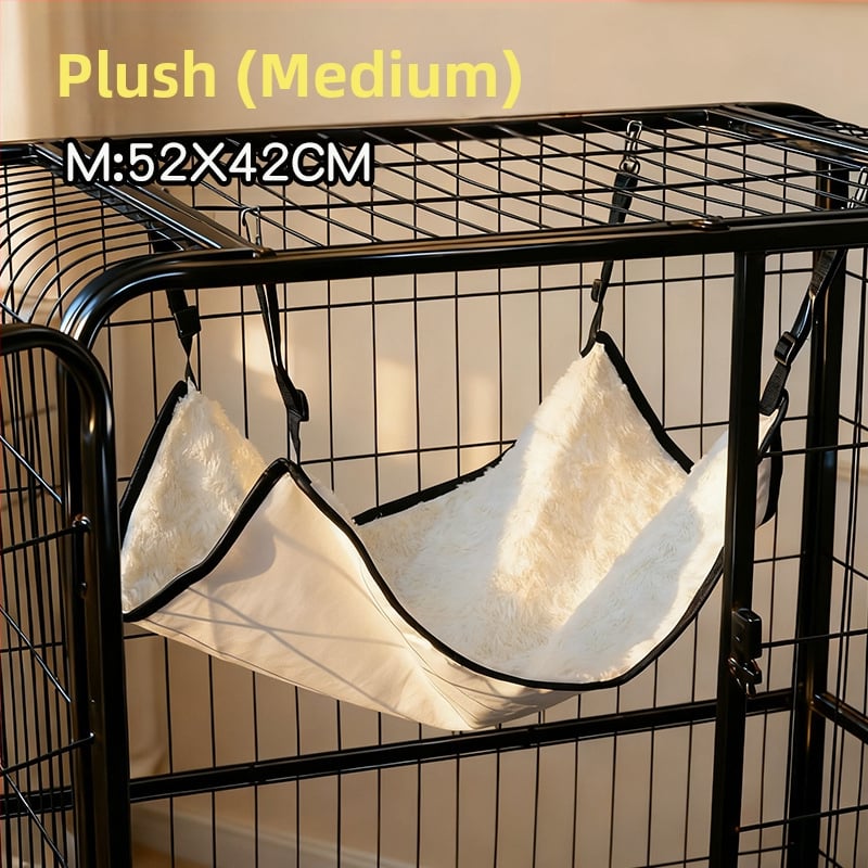 Macska függőágy - plüss belső fekhely, négy évszakos, légáteresztő és meleg, Scottish Fold, British Shorthair, Ragdoll, Birman fajtáknak