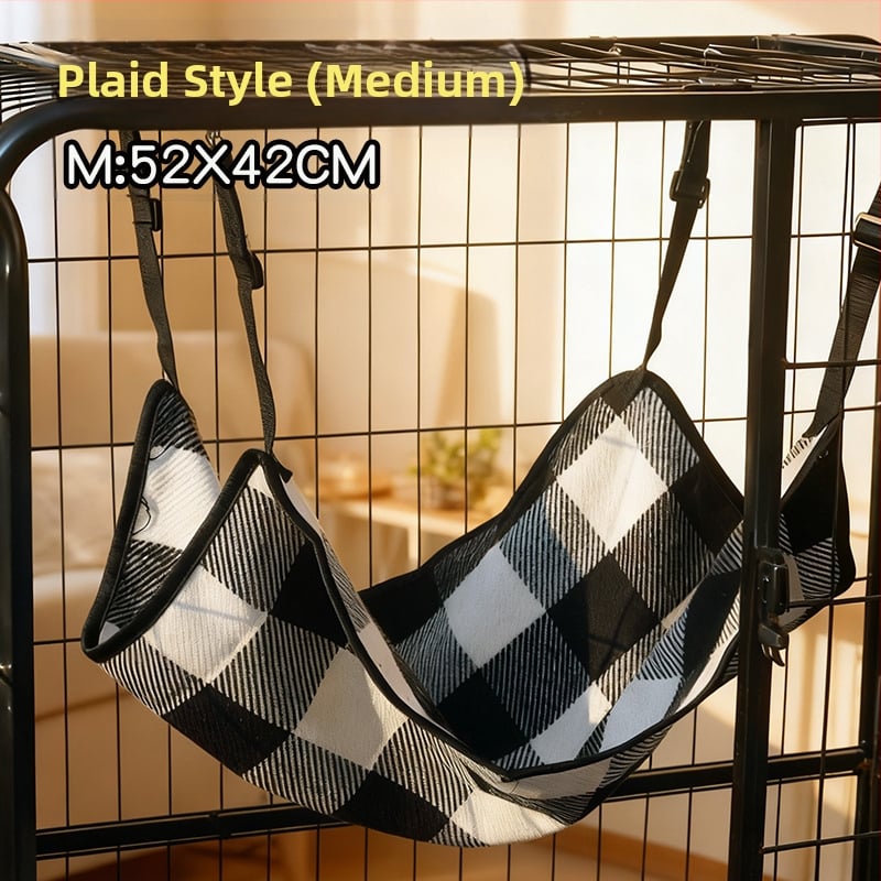 Macska függőágy - plüss belső fekhely, négy évszakos, légáteresztő és meleg, Scottish Fold, British Shorthair, Ragdoll, Birman fajtáknak