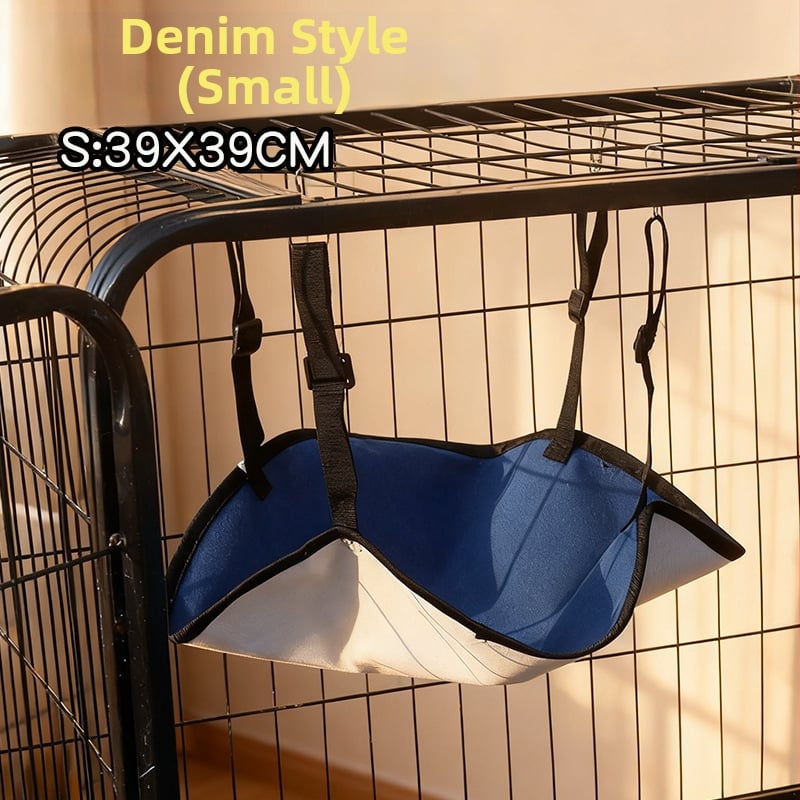 Macska függőágy - plüss belső fekhely, négy évszakos, légáteresztő és meleg, Scottish Fold, British Shorthair, Ragdoll, Birman fajtáknak