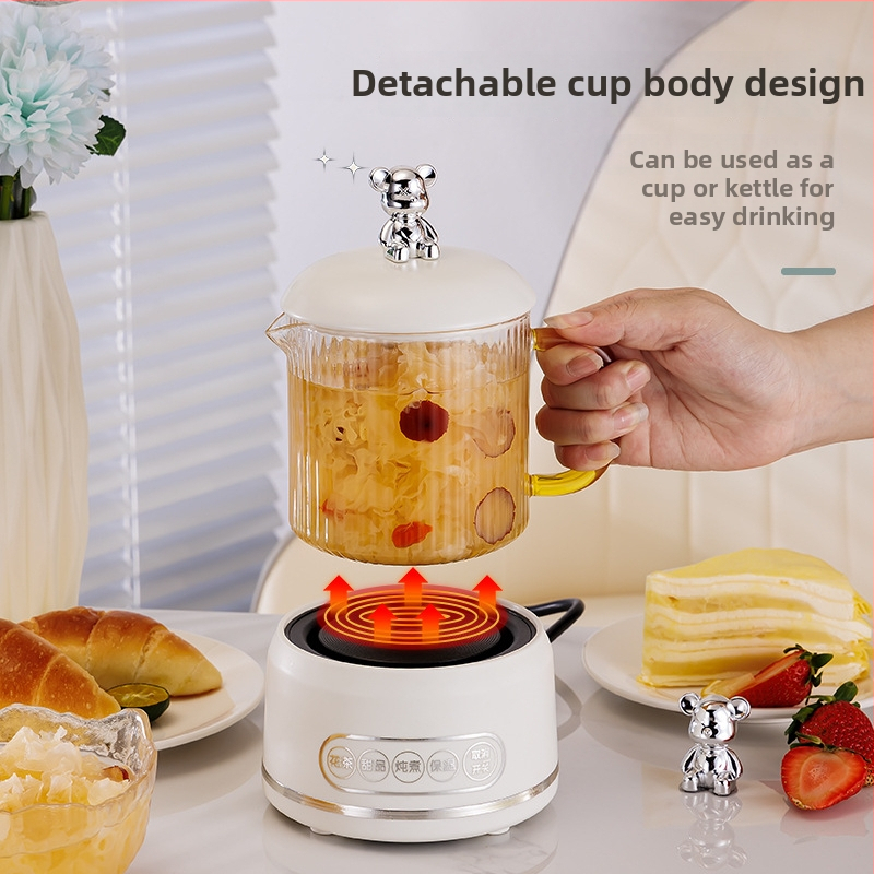 Cană electrică de încălzire, 360W, încălzire prin bază, capacitate sub 1 L, protecție împotriva uscării și protecție la supraîncălzire