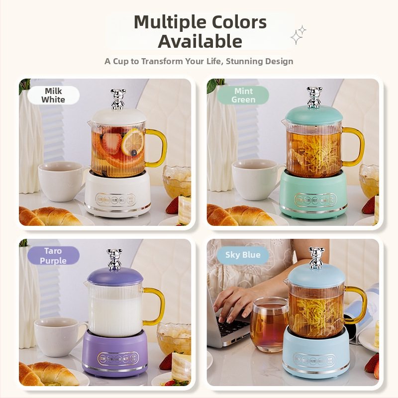 Cană electrică de încălzire, 360W, încălzire prin bază, capacitate sub 1 L, protecție împotriva uscării și protecție la supraîncălzire