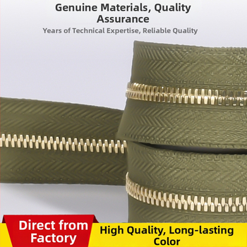 Meibang метален цип за кожени чанти - двупосочен плавен ход, зъбци във форма на царевица, висок клас аксесоар