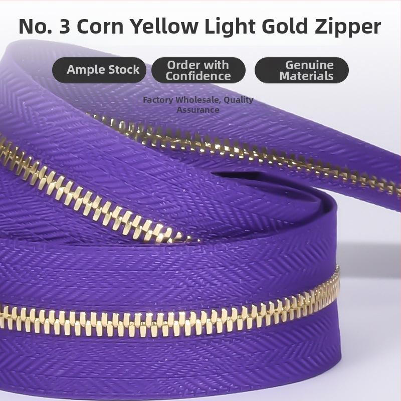 Meibang метален цип за кожени чанти - двупосочен плавен ход, зъбци във форма на царевица, висок клас аксесоар