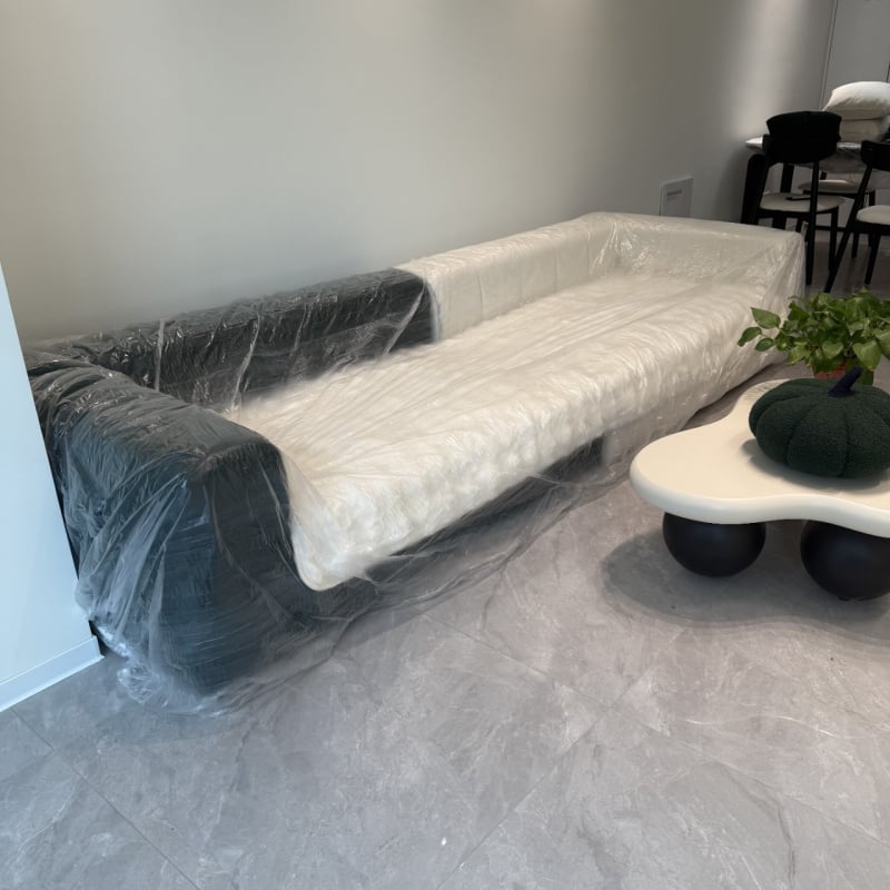 Κάλυμμα μίας χρήσης για καναπέ με ελαστικό κορδόνι – PE υλικό, απλός σχεδιασμός, κατάλληλο για έπιπλα και κοιτώνες; προστασία από σκόνη και αδιάβροχο