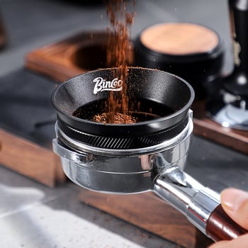 Bincoo Μαγνητικό δαχτυλίδι λήψης σκόνης για καφετιέρα — δαχτυλίδι συλλογής σκόνης, κράμα αλουμινίου, μοντέλο GYKF2048, μοντέρνο απλό στυλ, κατάλληλο για οικία και καφέ