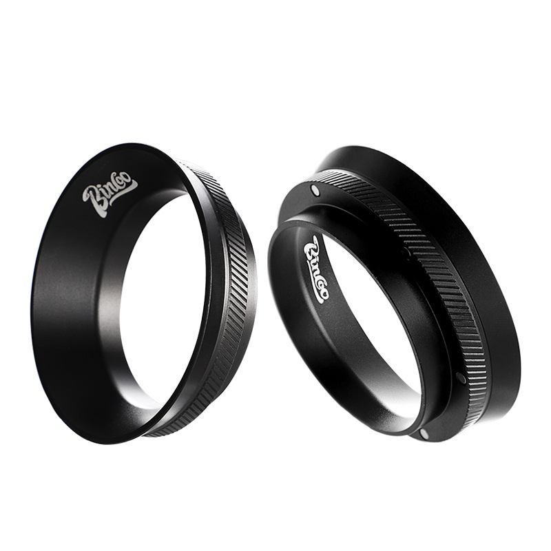 Bincoo Μαγνητικό δαχτυλίδι λήψης σκόνης για καφετιέρα — δαχτυλίδι συλλογής σκόνης, κράμα αλουμινίου, μοντέλο GYKF2048, μοντέρνο απλό στυλ, κατάλληλο για οικία και καφέ