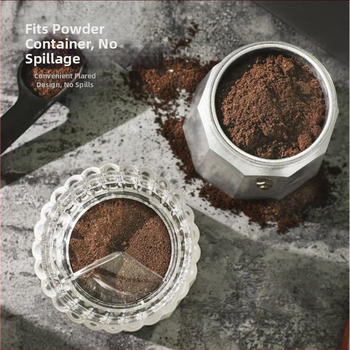 Dávkovač prášku pre moka hrniec – Značka 001, Materiál: AS, Štýl: moderná jednoduchosť