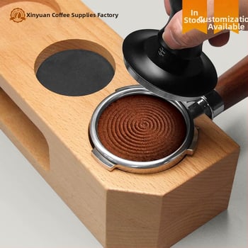 Πρέσα καφέ σε σκόνη, σταθερή πίεση 30 lb, σφυρί από ανοξείδωτο χάλυβα με βίδωμα, βάση ισορροπίας, σώμα από κράμα αλουμινίου + ανοξείδωτο χάλυβα