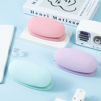 Irodai lyukasztógép, kézi, kétlyukas, modell 862, Lidemei, 10 lapos kapacitás