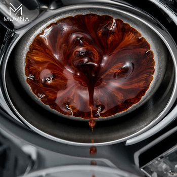 Δοχείο δοσομέτρησης για μηχανή εσπρέσο, σειρά Liquid Magic της MUVNA MUWENA, 304 ανοξείδωτος χάλυβας, 18/20/22 g