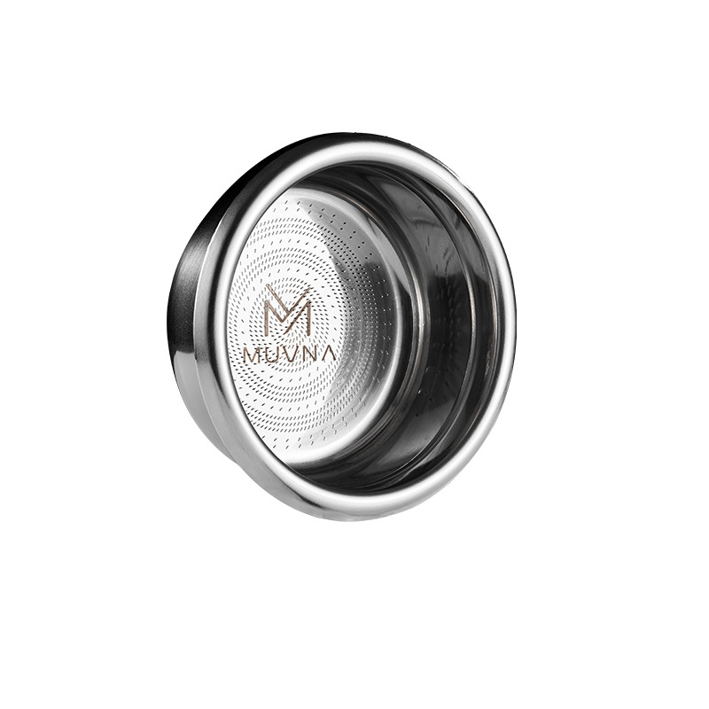 Δοχείο δοσομέτρησης για μηχανή εσπρέσο, σειρά Liquid Magic της MUVNA MUWENA, 304 ανοξείδωτος χάλυβας, 18/20/22 g