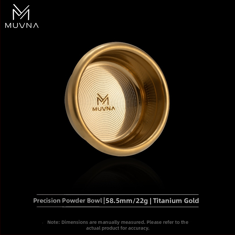 Δοχείο δοσομέτρησης για μηχανή εσπρέσο, σειρά Liquid Magic της MUVNA MUWENA, 304 ανοξείδωτος χάλυβας, 18/20/22 g