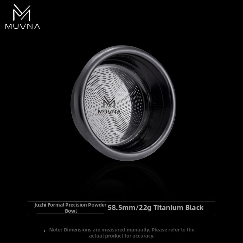 Δοχείο δοσομέτρησης για μηχανή εσπρέσο, σειρά Liquid Magic της MUVNA MUWENA, 304 ανοξείδωτος χάλυβας, 18/20/22 g