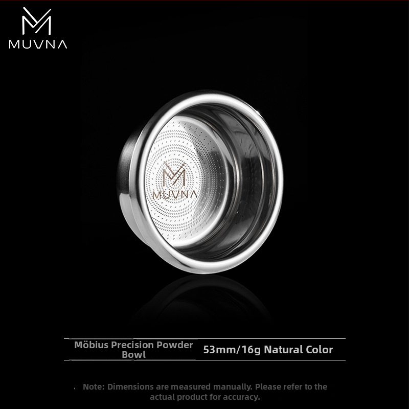 Δοχείο δοσομέτρησης για μηχανή εσπρέσο, σειρά Liquid Magic της MUVNA MUWENA, 304 ανοξείδωτος χάλυβας, 18/20/22 g