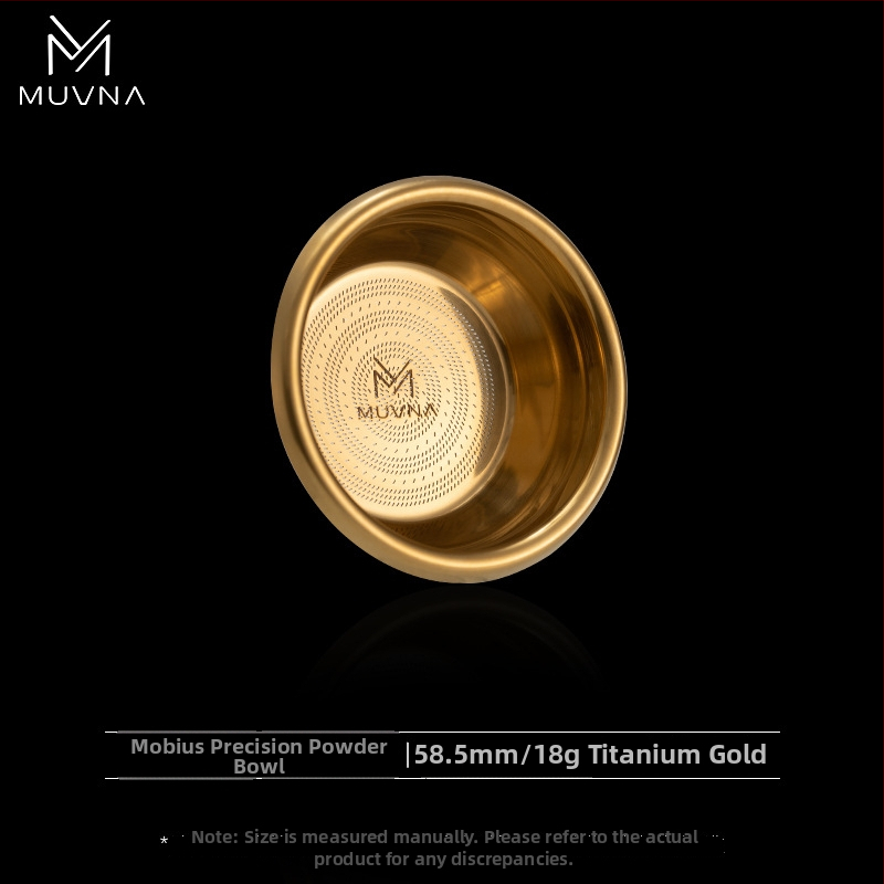 Δοχείο δοσομέτρησης για μηχανή εσπρέσο, σειρά Liquid Magic της MUVNA MUWENA, 304 ανοξείδωτος χάλυβας, 18/20/22 g