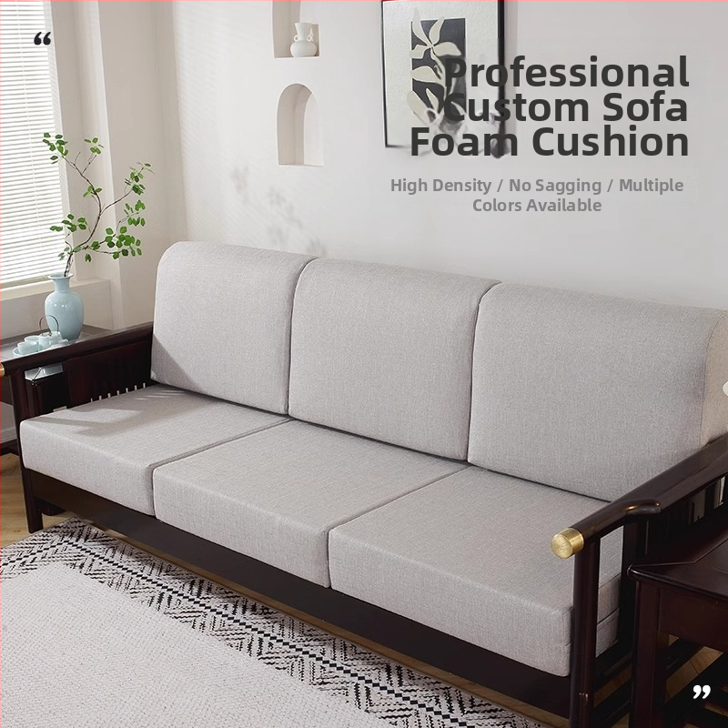 Laneni jastuk za kauč s prugastim ili jednofarbnim uzorkom, klasičan stil, navlaka sa zatvaračem, prilagodljiv kombiniranim sofama