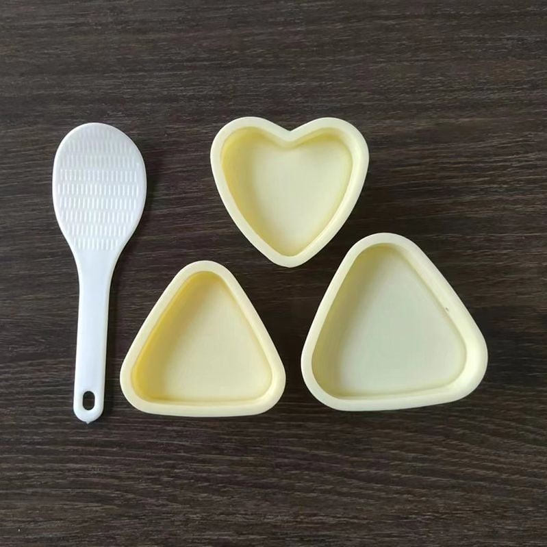 Τρίγωνο καλούπι ρυζιού για ριζόμπαλες – πλαστικό, κατάλληλο για τρόφιμα, για σούσι στο σπίτι, ασφαλές για παιδιά