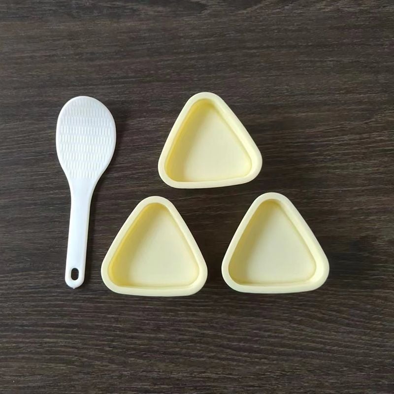 Τρίγωνο καλούπι ρυζιού για ριζόμπαλες – πλαστικό, κατάλληλο για τρόφιμα, για σούσι στο σπίτι, ασφαλές για παιδιά