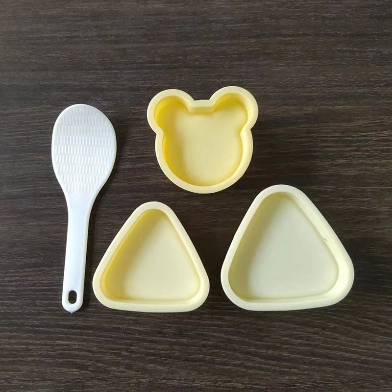 Τρίγωνο καλούπι ρυζιού για ριζόμπαλες – πλαστικό, κατάλληλο για τρόφιμα, για σούσι στο σπίτι, ασφαλές για παιδιά
