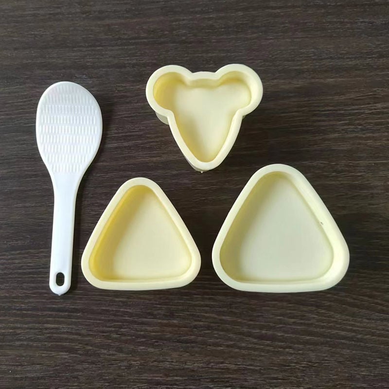 Τρίγωνο καλούπι ρυζιού για ριζόμπαλες – πλαστικό, κατάλληλο για τρόφιμα, για σούσι στο σπίτι, ασφαλές για παιδιά