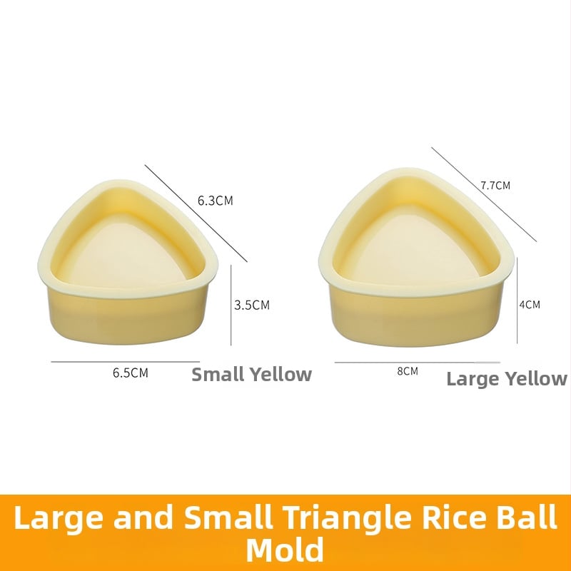 Τρίγωνο καλούπι ρυζιού για ριζόμπαλες – πλαστικό, κατάλληλο για τρόφιμα, για σούσι στο σπίτι, ασφαλές για παιδιά