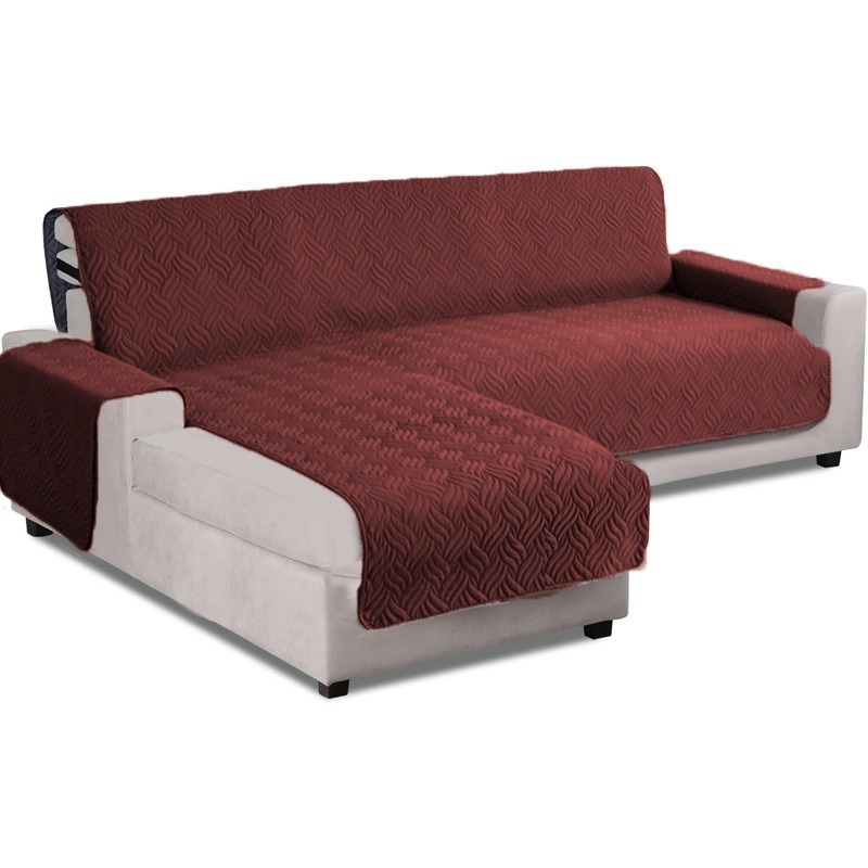 Dvostrano chaise jastuče za sekcijsku sofa – moderni minimalistički stil, 70 g vodootporna četkana tkanina, protuklizno i otporno na mrlje, zaštitna navlaka za sve sezone