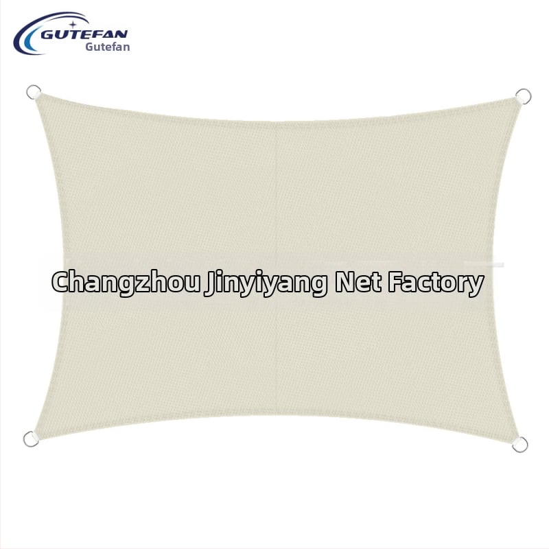 Háromszög alakú árnyékoló vászon, poliészter 160GSM, vízálló index 300, PU bevonat, telepítés nélkül