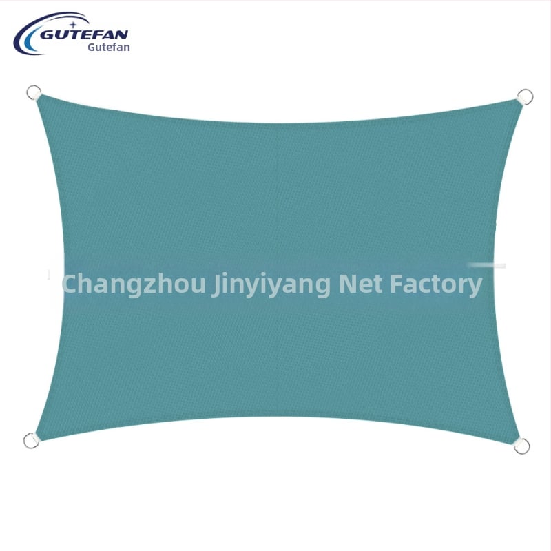 Háromszög alakú árnyékoló vászon, poliészter 160GSM, vízálló index 300, PU bevonat, telepítés nélkül