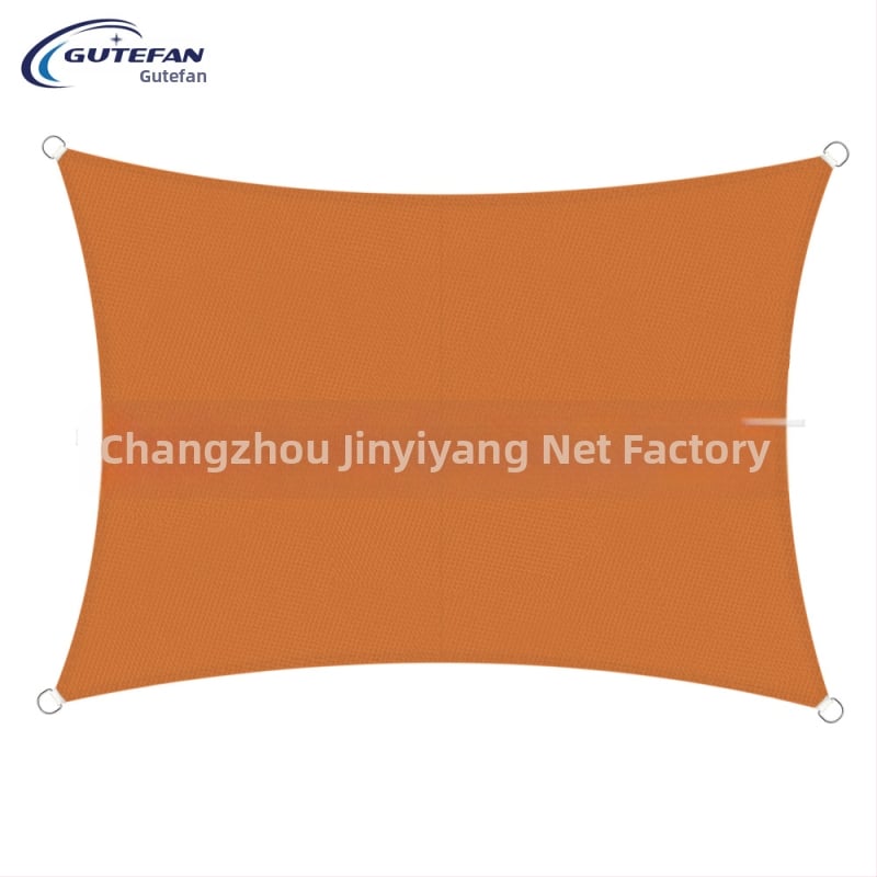 Háromszög alakú árnyékoló vászon, poliészter 160GSM, vízálló index 300, PU bevonat, telepítés nélkül