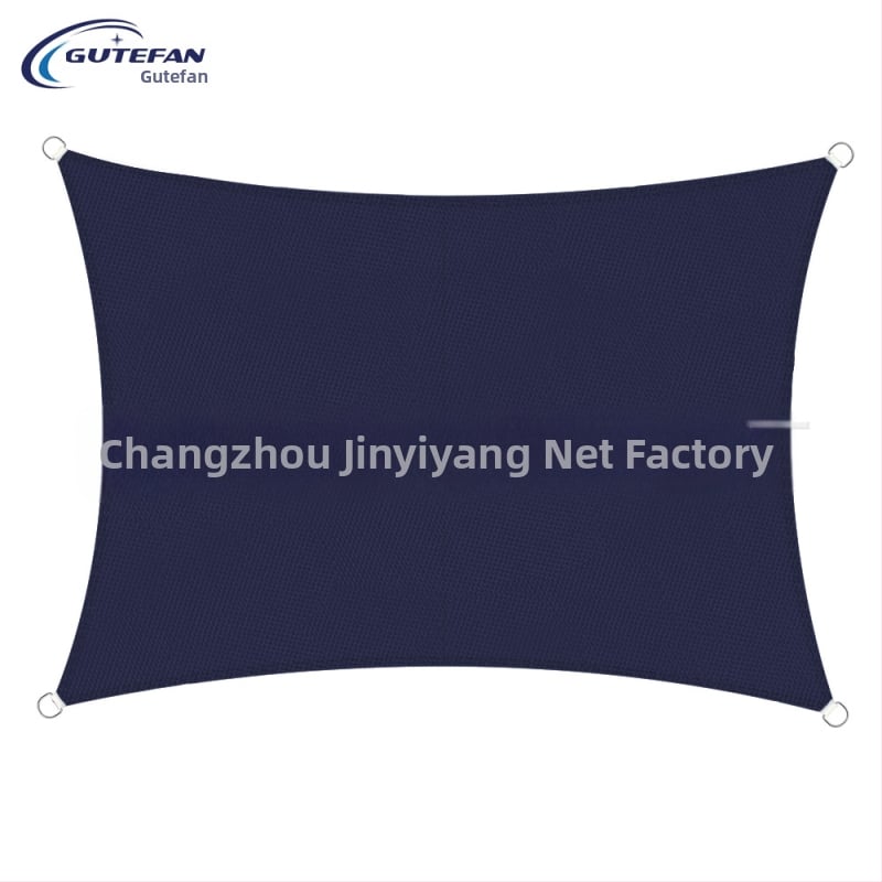 Háromszög alakú árnyékoló vászon, poliészter 160GSM, vízálló index 300, PU bevonat, telepítés nélkül