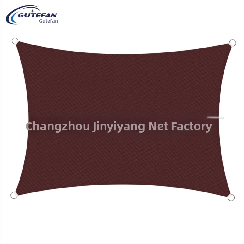 Háromszög alakú árnyékoló vászon, poliészter 160GSM, vízálló index 300, PU bevonat, telepítés nélkül