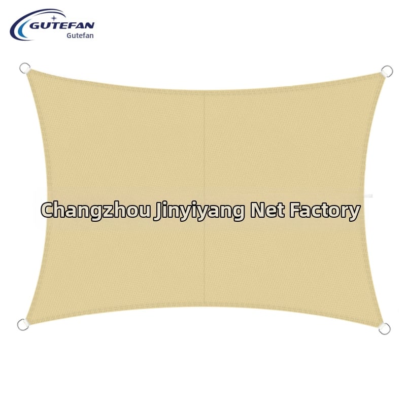 Háromszög alakú árnyékoló vászon, poliészter 160GSM, vízálló index 300, PU bevonat, telepítés nélkül