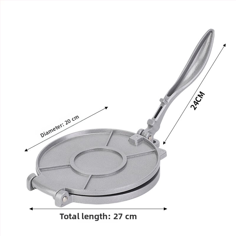 Μεξικάνικη πρέσα τορτιγιών, (αλουμινίου κράμα; χειροκίνητη λειτουργία; εκτύπωση λογότυπου; προσαρμοσμένη επεξεργασία)