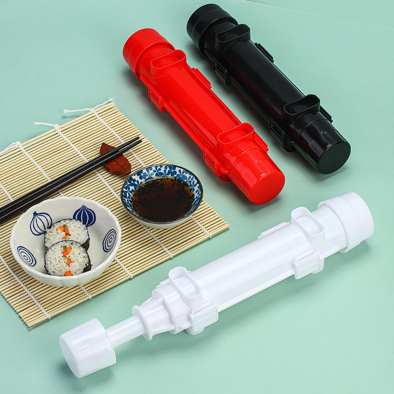 Házi DIY sushi formázó készlet - Bazooka stílus, anyag: Wheat Straw PP, származás: Guangdong, logó nyomtatás lehetőség, 2024-es bevezetés