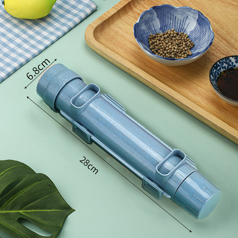 Házi DIY sushi formázó készlet - Bazooka stílus, anyag: Wheat Straw PP, származás: Guangdong, logó nyomtatás lehetőség, 2024-es bevezetés