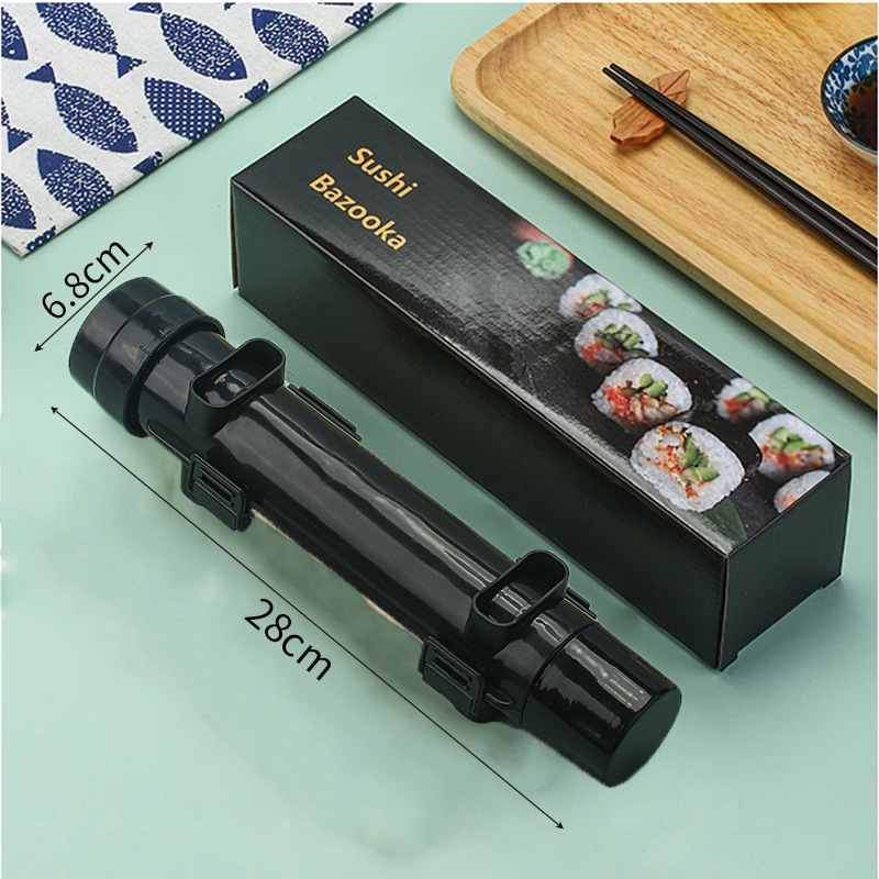 Házi DIY sushi formázó készlet - Bazooka stílus, anyag: Wheat Straw PP, származás: Guangdong, logó nyomtatás lehetőség, 2024-es bevezetés