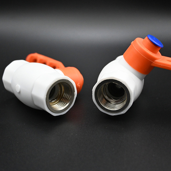 PPR dvojitý vnútorný závit guľový ventil, štandardná hrúbka steny, stupeň A