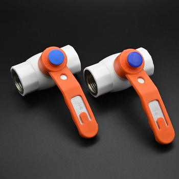 PPR dvojitý vnútorný závit guľový ventil, štandardná hrúbka steny, stupeň A