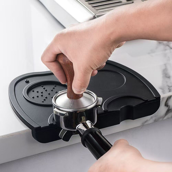 Jiahui σιλικόνης μαξιλάρι ταμπάρισματος καφέ, αντιολισθητικό γωνιακό μαξιλαράκι, καθολικό αξεσουάρ, χειροποίητο, μοντέρνο μινιμαλιστικό στυλ