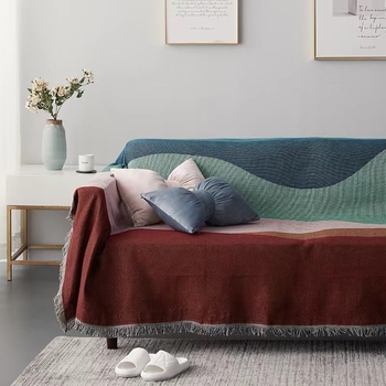 Navlaka za kauč od poliestera – potpuno prekrivanje za kutnu sofu, moderni minimalistički stil, 80% poliester, Aimengya