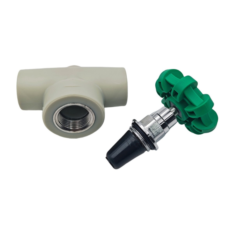 PPR ventil za vodovod, plastični, model 20-32, debljina zida 0–10, razred 100