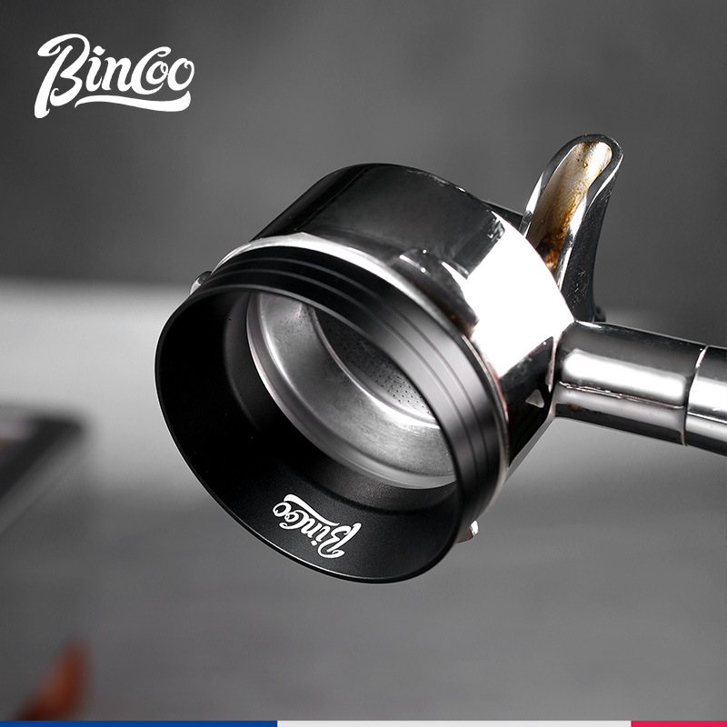 Mâner portafiltru espresso cu inel magnetic pentru praf, 51/53/58 mm, aliaj de aluminiu