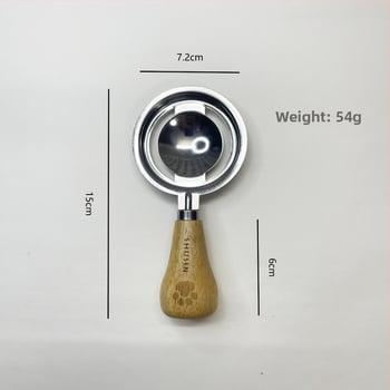 Разбърквач за яйца, разделител за белтъци и преса за пюре - 8-частен комплект кухненски прибори от неръждаема стомана с дръжки от гумирано дърво