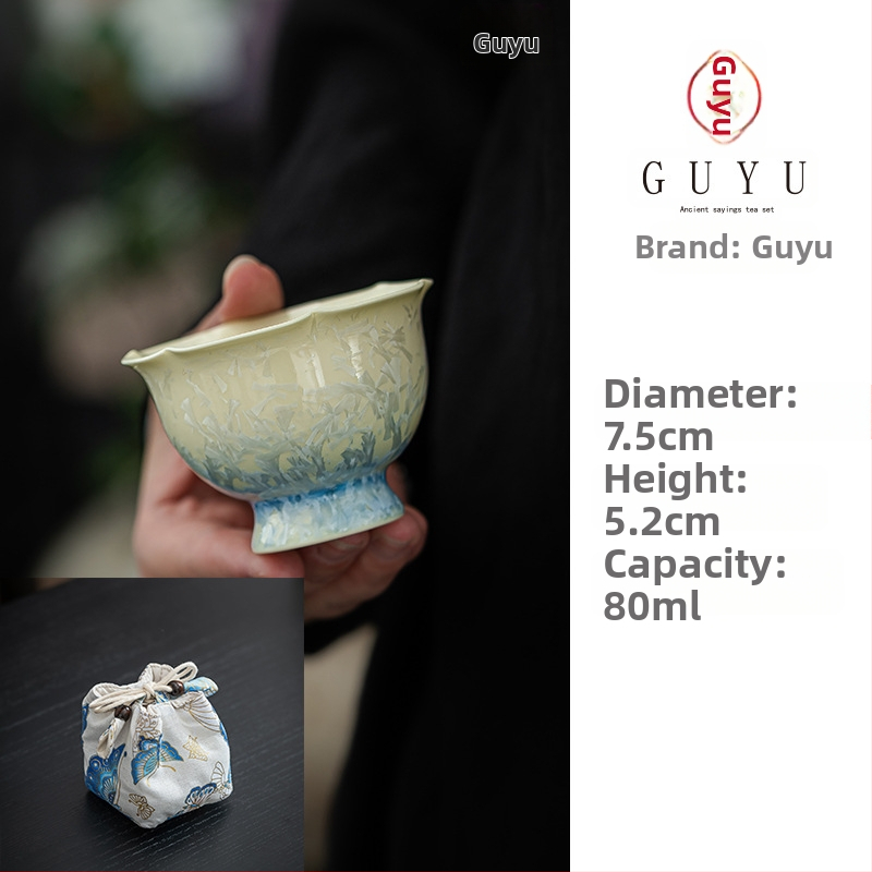 Gongfu porcelánová šálka na čaj, čínske štýl, pôvod Fujian, jednosedová šálka, ideálny obchodný dar