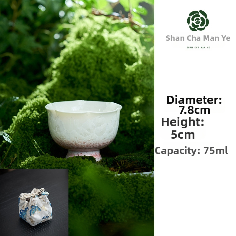 Gongfu porcelánová šálka na čaj, čínske štýl, pôvod Fujian, jednosedová šálka, ideálny obchodný dar