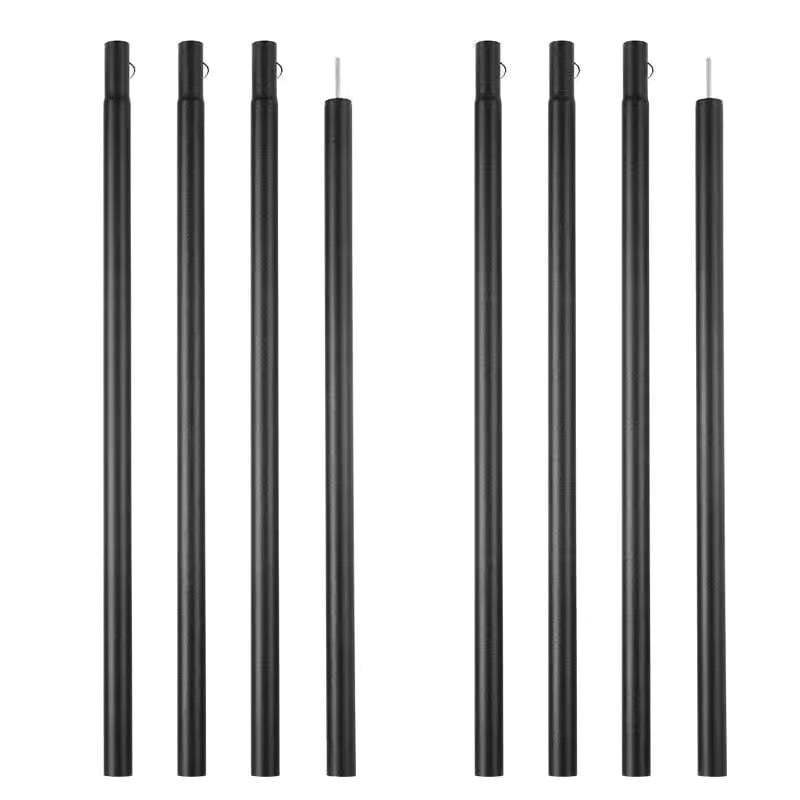 Kültéri kemping árnyékoló, négyszögletes formájú, Oxford szövet, vízálló A, UV-védelem, hordozható piknikhez és grillhez